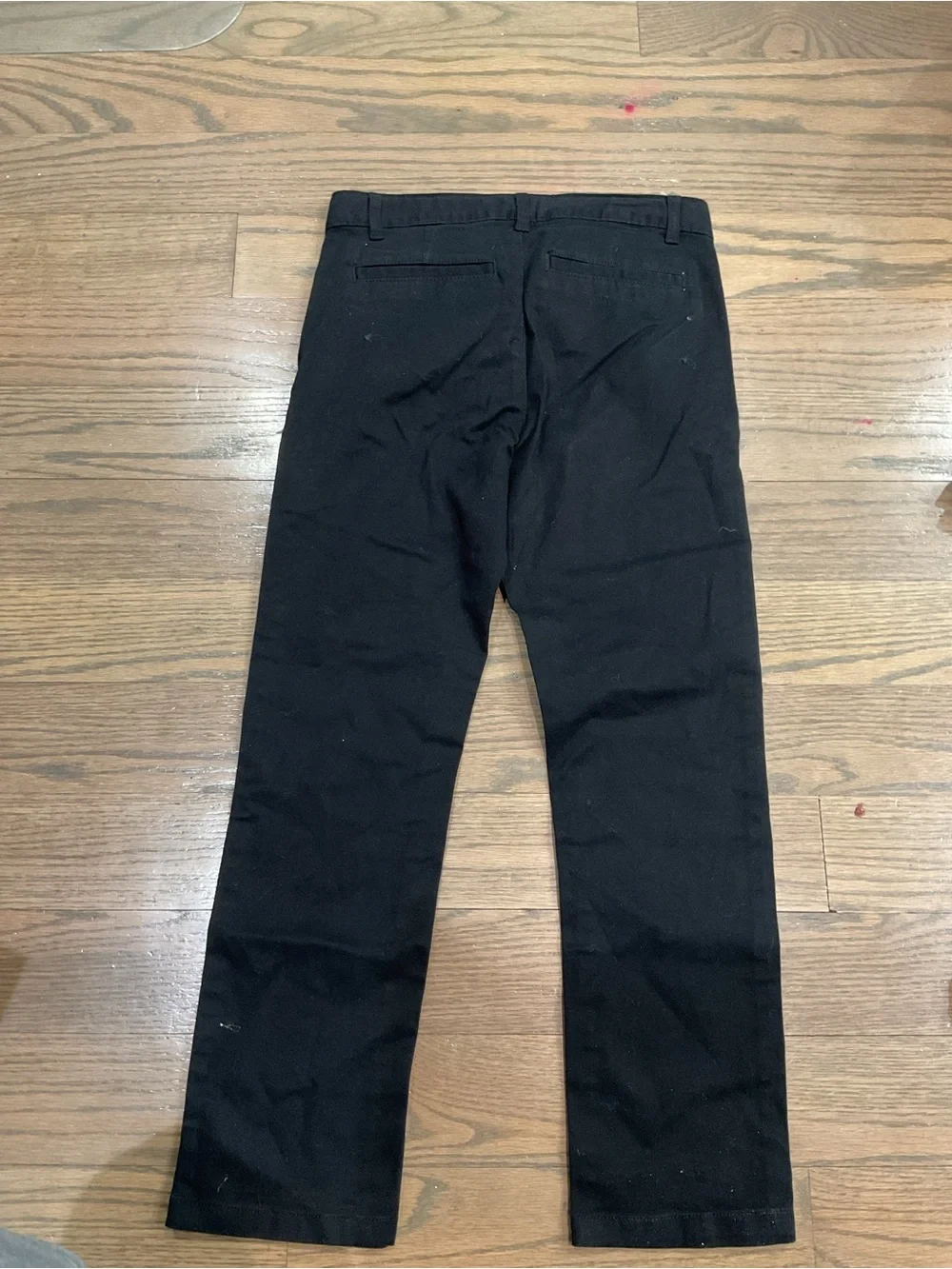 The Children's Place Boys Black Straight Leg Pants Size 8 Like New